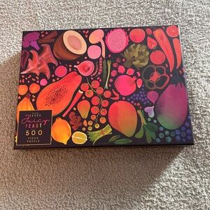Juicy Feast 500 Piece Puzzle - Multicolor